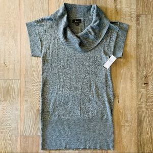 NWT B-Wear Byer California Gray Cowlneck Sweater